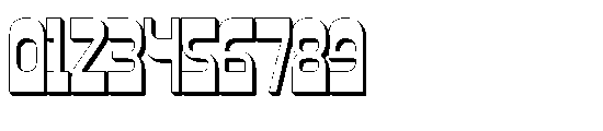 Bigose Shadow Font OTHER CHARS