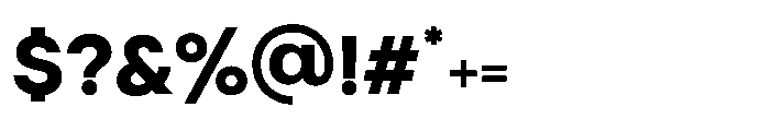 Bigota Bold Font OTHER CHARS