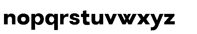 Bigota Bold Font LOWERCASE