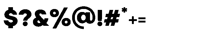 Bigota Extra Bold Font OTHER CHARS
