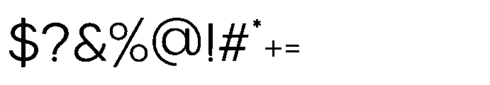 Bigota Light Font OTHER CHARS