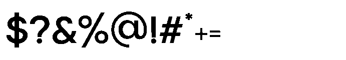 Bigota Medium Font OTHER CHARS