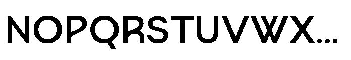 Bigota Medium Font UPPERCASE