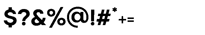 Bigota Semi Bold Font OTHER CHARS