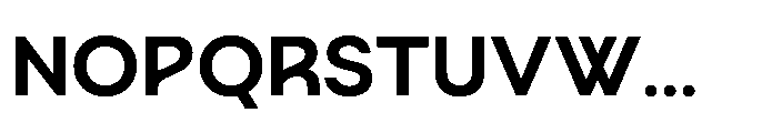 Bigota Semi Bold Font UPPERCASE