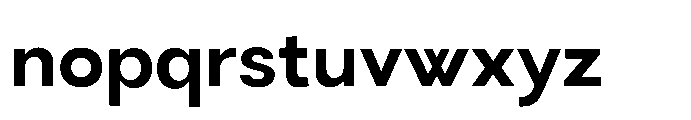Bigota Semi Bold Font LOWERCASE