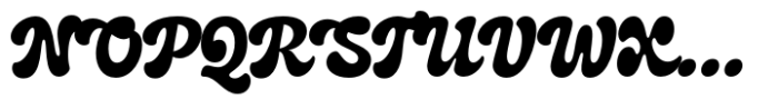 Bigoudi Script Font UPPERCASE