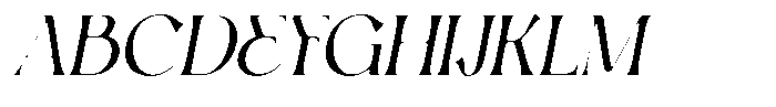 Bigpen Italic Font UPPERCASE