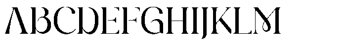 Bigra Font UPPERCASE