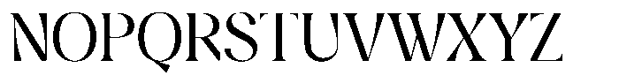 Bigra Font UPPERCASE