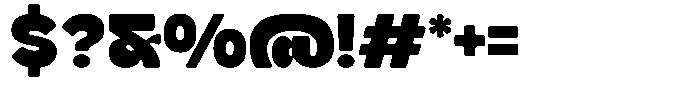 Bigre Font OTHER CHARS