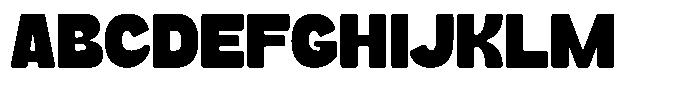 Bigre Font UPPERCASE