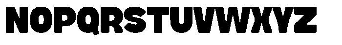 Bigre Font UPPERCASE
