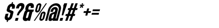 Bigrode Italic Font OTHER CHARS