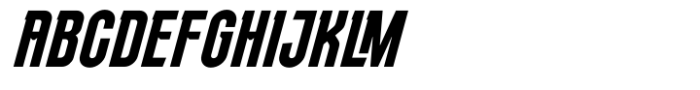 Bigrode Italic Font UPPERCASE
