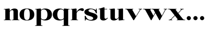 Bigsmile Serif Family Extra Bold Font LOWERCASE