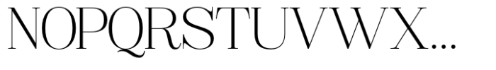 Bigsmile Serif Family Extra Light Font UPPERCASE