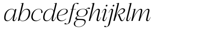 Bigsmile Serif Family Italic Extra Light FONT