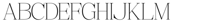 Bigsmile Serif Family Thin Font UPPERCASE