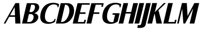 Bigther Italic Font UPPERCASE
