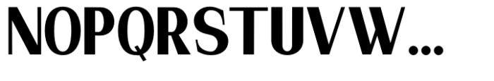 Bigther Regular Font UPPERCASE