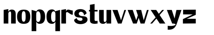Bigther Regular Font LOWERCASE