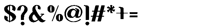 Bigtimun Font OTHER CHARS