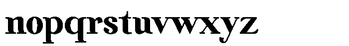 Bigtimun Font LOWERCASE
