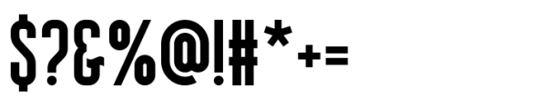 Bigus Bold Font OTHER CHARS