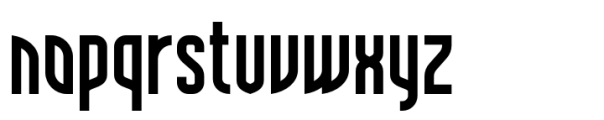 Bigus Bold Font LOWERCASE