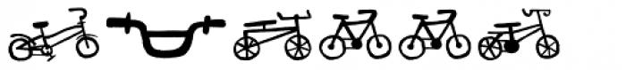 Bike Park Two Bike Font OTHER CHARS