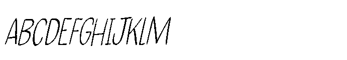 Bikepacker Italic Font UPPERCASE