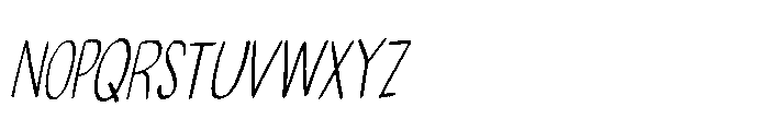 Bikepacker Italic Font UPPERCASE