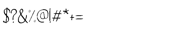 Bikepacker Regular Font OTHER CHARS