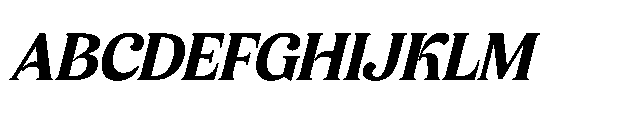 Bikers Italic Italic Font UPPERCASE