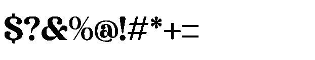Bikers Regular Font OTHER CHARS