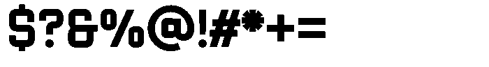 Bilaiyoba Black Font OTHER CHARS