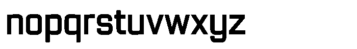 Bilaiyoba Bold Font LOWERCASE