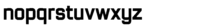 Bilaiyoba Extra Bold Font LOWERCASE