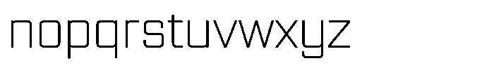 Bilaiyoba Extra Light Font LOWERCASE