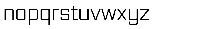 Bilaiyoba Light Font LOWERCASE
