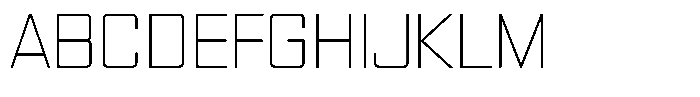 Bilaiyoba Thin Font UPPERCASE