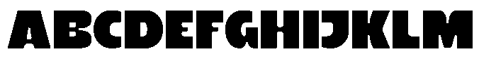 Bileko Font UPPERCASE