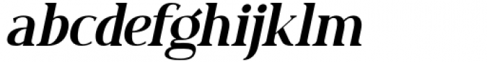 Bilgosia Italic Serif Font LOWERCASE