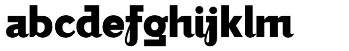 Bilgraf Black Font LOWERCASE