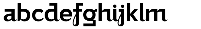 Bilgraf Bold Font LOWERCASE