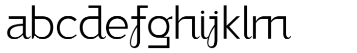 Bilgraf Extra Light Font LOWERCASE