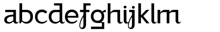 Bilgraf Regular Font LOWERCASE