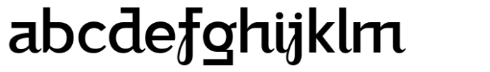 Bilgraf Semi Bold Font LOWERCASE