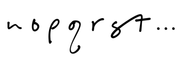 Bill Hiffith Handwritten Regular Font LOWERCASE